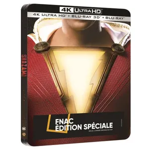 Comparateur de prix : Warner Shazam ! Steelbook Edition Spéciale Fnac Blu-ray 4K Ultra HD