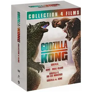 Comparateur de prix : Wbs DVD Collection 4 Films Roi des Monstres Skull Island + Godzilla vs Kong