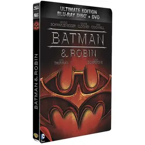 Wbs Batman et Robin - Combo Blu-Ray + DVD - Ultimate Edition - Boîtier Métal pas cher