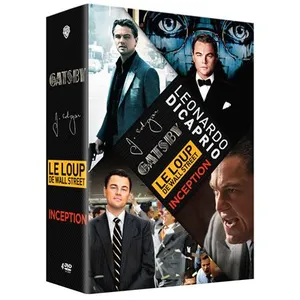 Warner Home Video Leonardo DiCaprio : Le loup de Wall Street + Gatsby le magnifique + Inception + J. Edgar