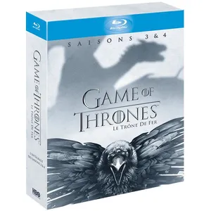 Hbo Studios Coffret Game of Thrones Le Trône de Fer Saisons 3 et 4 Blu-ray pas cher