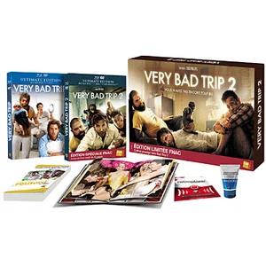 Warner Home Video Very Bad Trip - Very Bad Trip 2 - Coffret Combo Blu-Ray + DVD Prestige Limité Fnac