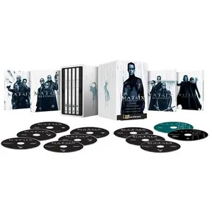 Warner Home Video Coffret Matrix 1 à 4 Édition Spéciale Fnac Steelbook Blu-ray 4K Ultra HD
