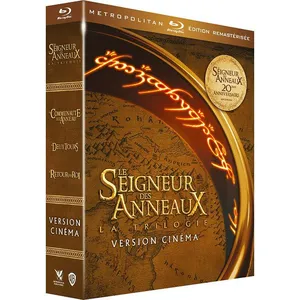 Metro Coffret Le Seigneur des Anneaux : La Trilogie Blu-ray pas cher
