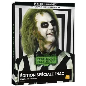 Warner Home Video Beetlejuice Beetlejuice Édition Spéciale Fnac Steelbook Blu-ray 4K Ultra HD