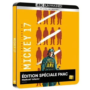Mickey 17 Edition Spéciale Fnac Steelbook Blu-ray 4K Ultra HD