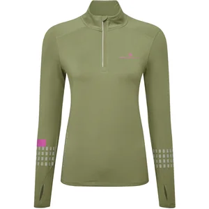 Ronhill Tech Afterhours 1/2 Zip Maillot De Course Femmes - Vert Olive,... pas cher