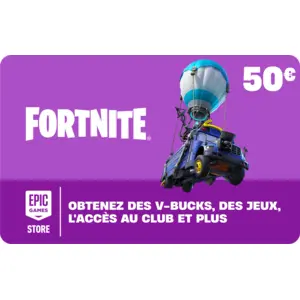 Carte Cadeau 50  EPIC GAMES STORE