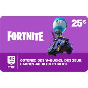 Carte Cadeau 25  EPIC GAMES STOREVendu parcarrefour