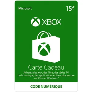 Blackhawk E-carte Cadeau 15  Microsoft XboxVendu parcarrefour