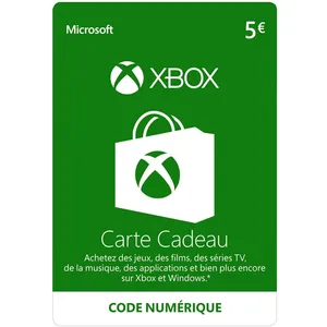 Blackhawk E-carte Cadeau 5  Microsoft Xbox pas cher
