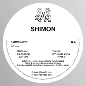 Liftin Spirit Records/Ram Records The Predator/Within Reason (Ant Miles VIP’s) pas cher