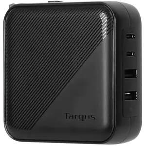 Comparateur de prix : TARGUS - ACCESSORIES 100W GAN Charger Multi Port - with Travel ADAPTERS (Black)
