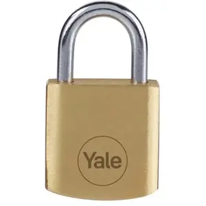 Comparateur de prix : Cadenas laiton - YALE - Y110B/20/111/4 - 20mm - Anse acier - 3 clés