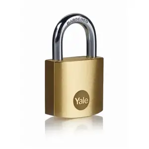 Comparateur de prix : Cadenas YALE laiton - S'entrouvrant 60 mm - 3 clés - 24261000