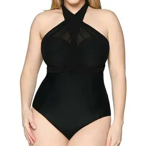 Maillot de bain une pièce bandeau Curvy Kate Maillot WRAPSODY noir 85E pas cher