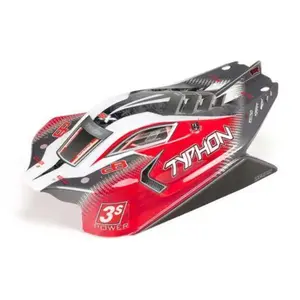 ARRMA Typhon 4x4 Blx Painted Decaled Trimmed Body Red