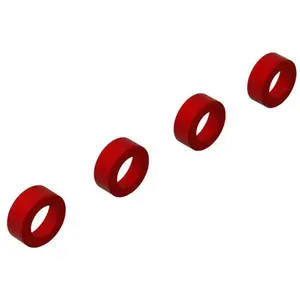 Aluminum Suspension Arm End Cap (Red) (4)