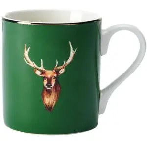 Mikasa - Tasse en Porcelaine imprimée verte - 280 ml T.U pas cher