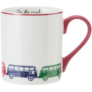 Mikasa - Tasse en Porcelaine imprimée blanche - 280 ml T.U