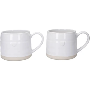 Mikasa Lot de 2 tasses en grès 380 ml avec motif coeur et coffret cadeauVendu paramazon