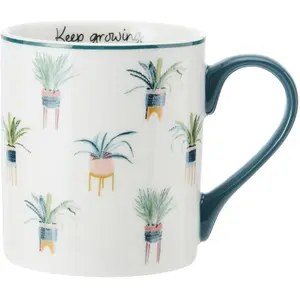 Mikasa - Tasse en Porcelaine imprimée blanche - 280 ml T.U