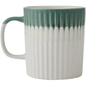 Mikasa - Tasse en grès Mikasa  verte - 410ml OS pas cher