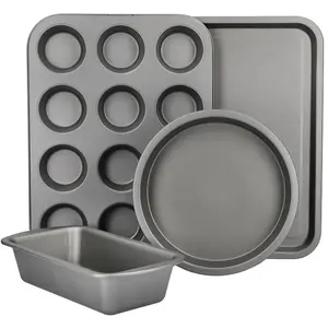 Kitchencraft Moules De Cuisson Kcbakeset4pc 4 Unités pas cher