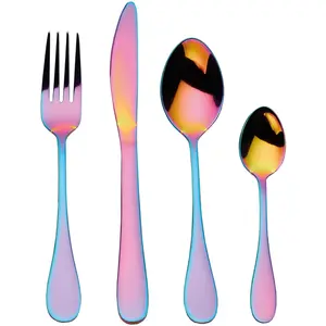 Mikasa coutellerie Rainbow ensemble de 16 pièces en acier inoxydableVendu paramazon