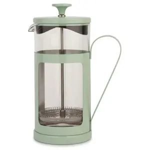 La Cafetière Monaco Cafetière en acier inoxydable 8 tasses Menthe Coffret cadeau pas cher