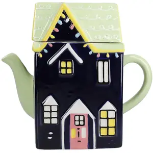 Comparateur de prix : KitchenCraft The Nutcracker Collection Théière en céramique avec coffret cadeau 1,2 l