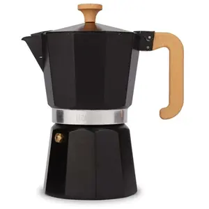 Comparateur de prix : La Cafetière Cafetière à expresso Venice en aluminium, 6 tasses, noire