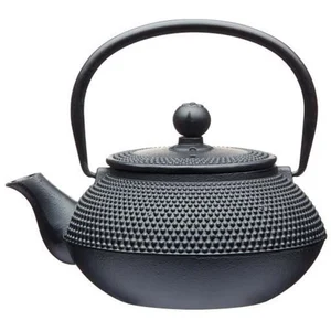 La Cafetière Théière japonaise en fonte 600 ml avec panier infuseur, 3 tasses (noir)Vendu paramazon