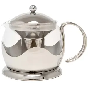 La Cafetière Théière en verre avec infuseur Argenté 1 lVendu paramazon