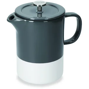 Comparateur de prix : La Cafetière Cafetière à piston en céramique Cool Grey Barcelona 850 ml