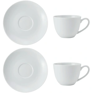 Mikasa - 2 Tasses & Soucoupes en Porcelaine Mikasa Chalk blanches -  D.16 cm T.UVendu paramazon