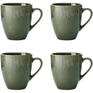 Mikasa Jardin Set de 4 tasses, vertes, Set de 4 tasses, 420ml Tasses e...Vendu paramazon