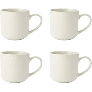 Mikasa Cranborne Set de 4 tasses en grès, 320ml, Set de 4 tasses à caf...Vendu paramazon