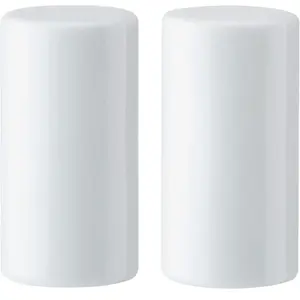 Mikasa - Salière & Poivrière en Porcelaine Mikasa Chalk blanc - 8x4x8 cm T.U pas cher
