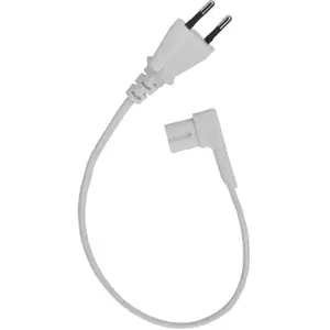Flexson Câble d'alimentation court 0,35 m pour SONOS ERA 100 et 300, RAY, ARC, SUB (GEN 3), SUB-mini, AMP, BEAM, PLAY BASE, PLAY5 (GEN 2) - Blanc (UE)