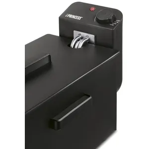 Comparateur de prix : Princess Friteuse 182727   4 portions - 2 000 W, 3 Litres, Acier inoxydable, Noir