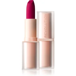 Revolution Lasting Kiss Lipstick, Rouge à Lèvres Longue Tenue, Fini Mat, Vin Material Girl pas cher