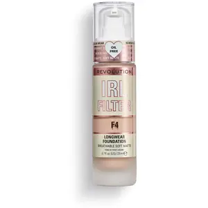 Comparateur de prix : Makeup Revolution, Irl Filter, Longwear, Fond de Teint, F4, 23ml