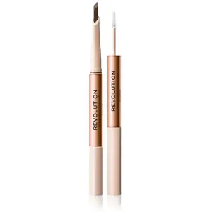 Makeup Revolution Fluffy Brow Duo Blonde 2 en 1 pour Sourcils - Blonde pas cher