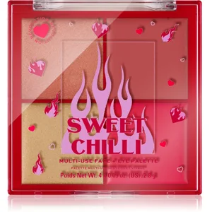 I Heart Revolution Sweet Chilli Blush & Highlight Quad palette d enlum... pas cher
