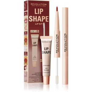 Makeup Revolution Lip Shape Kit kit lèvres teinte Warm Nude 1 pcs pas cher