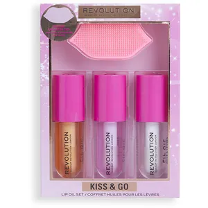 Comparateur de prix : REVOLUTION - Revolution Kiss & Go Glaze Lip Care Gift Set Coffrets 1 pieces unisex