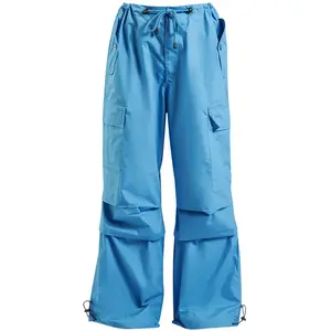 Pantalon Cargo  de Hell Bunny - Nickel Trousers - XS à L - pour Femme - bleu M