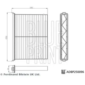 Blue Print Filtre d'habitacle pour MAZDA: CX-60 (Ref: ADBP250096) pas cher