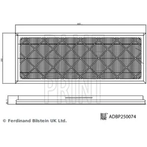 Comparateur de prix : BLUE PRINT ADBP250074 Kit de filtres, air d habitacle